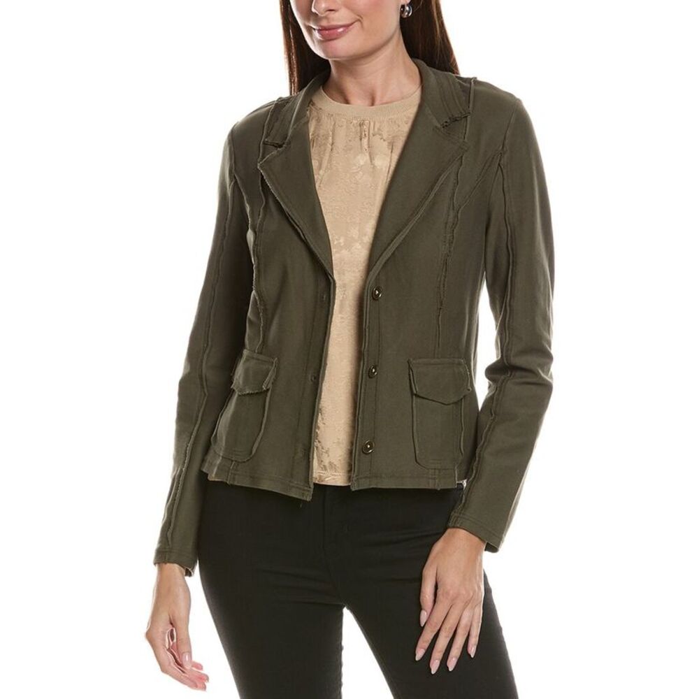 Xcvi Womens Dunne Blazer, Green
